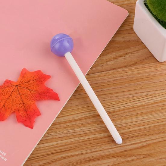 3Pcs Colorful Gel Pens 0.5mm Fine Point Writing Fluently Ultralight Lollipop Ink Pens School Supplies