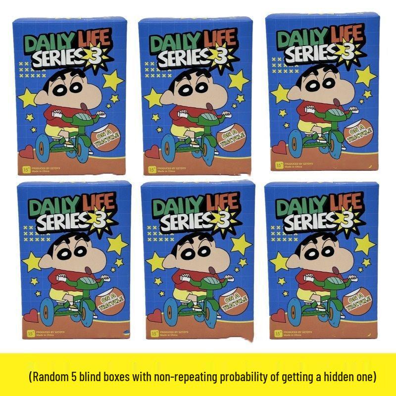 Crayon Shin-chan Serie 3 Trendige Spielfigur - Niedliche Plüschpuppe & Schreibtischdekoration Geschenk