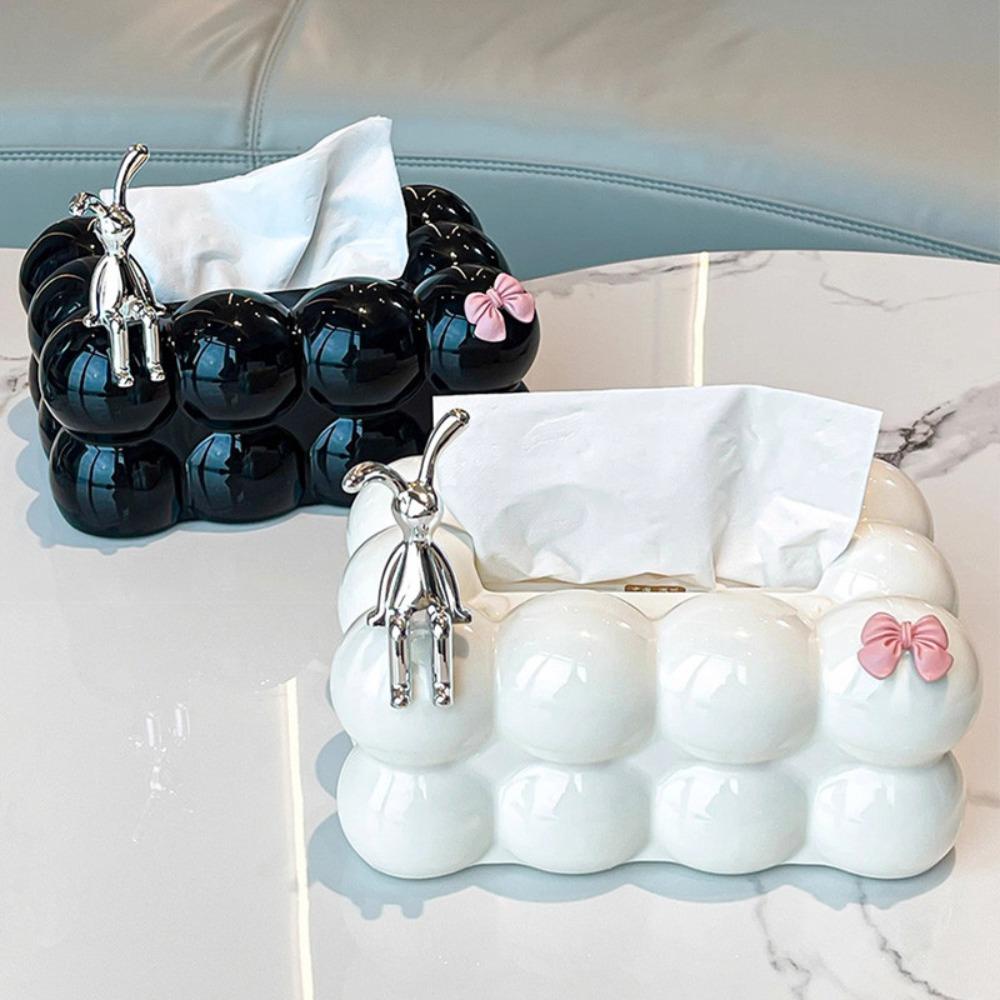 Dining Table Marshmallow Tissue Box Removable Paper Towel Dispenser Creative Napkin Holder