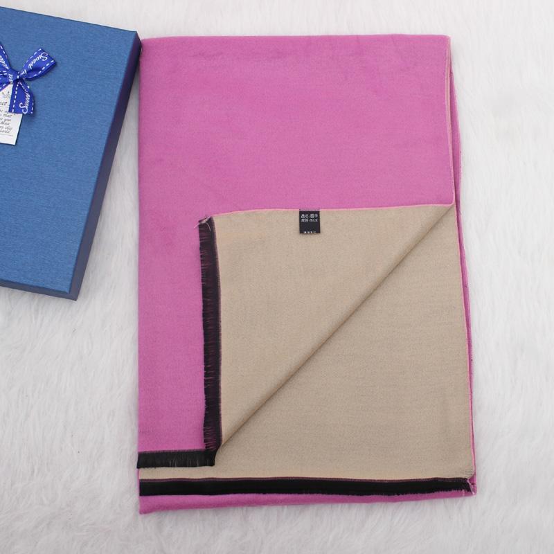 Double-Face Women Cashmere Pashmina Solid Shawls And Scarves Thicken Warm Wrap Winter Woman Scarf Thick Blanket Design
