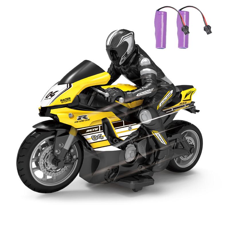 Motocicleta Elétrica RC Não Tóxica Escala 1/10 Carros RC Alta Velocidade Corrida 4 Canais Distância de Controle Remoto 35 Metros Modelo Off-Road