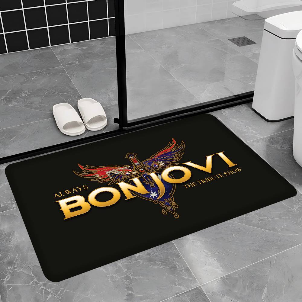 B-BonS Logo J-Jovi Kitchen Mat Kids Room Bedroom Decoration Balcony Anti-Slip Doormat Living Room Alfombra