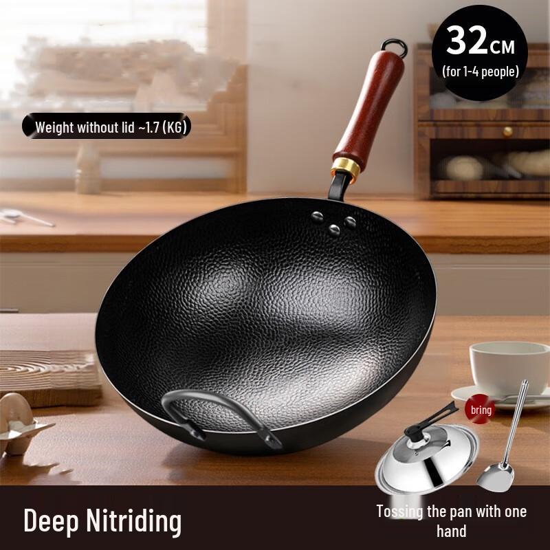 Yoshida Craftsman Hand-Forged Iron Wok