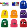 Friends Rainbow Roblox Knitted Cap Printed Elastic Hat Warm Kids Adult Xmas Gift