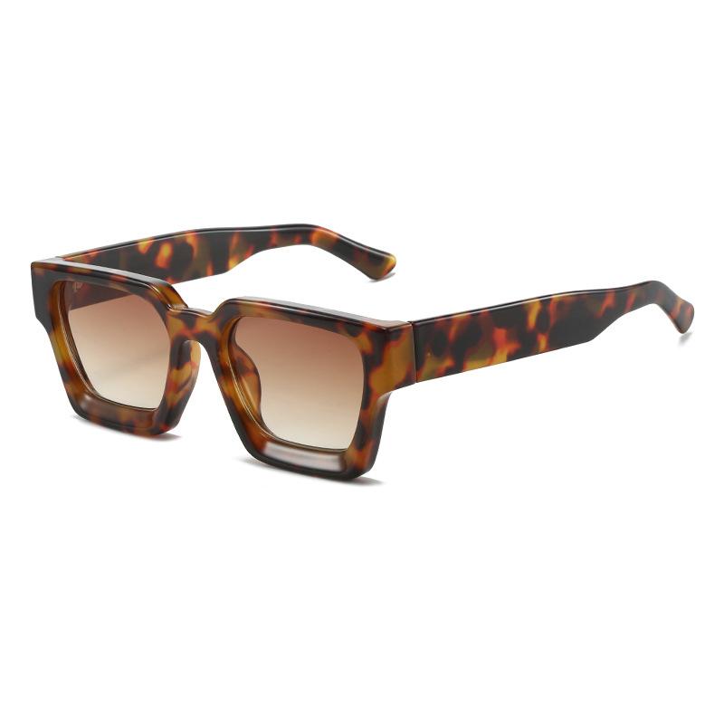 SHAUNA Ins Beliebte Damen Quadratische Sonnenbrille Retro Herren Getönte Gläser UV400