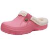 Fashion Kdmi Men's Slippers EVA Shoe Upper Cotton Slippers Classic Popular Clogs Waterproof Winter Soft Fuzzy Slippers For Men And Women