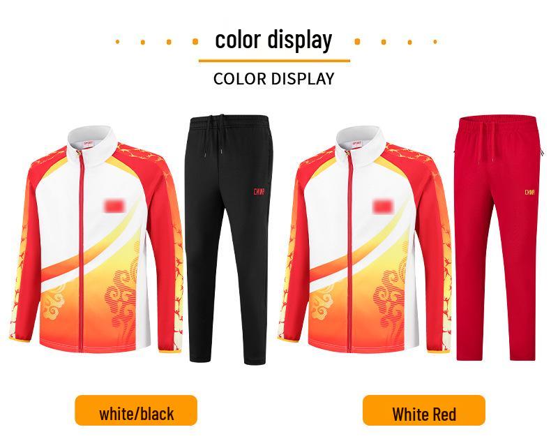Unisex Martial Arts Team Training Suit – Spring & Autumn Sportswear Set
