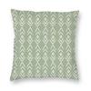 African Mudcloth Sage Green Pillowcase Polyester Linen Velvet Printed Zip Decor Throw Pillow Case Home Cushion Case