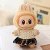 Mini Doll'S Clothes Outfit Accessories For 15-17cm Labubu Idol Knitted Sweater JK Pleated Skirt Camera Shoes Set Clothing Gift
