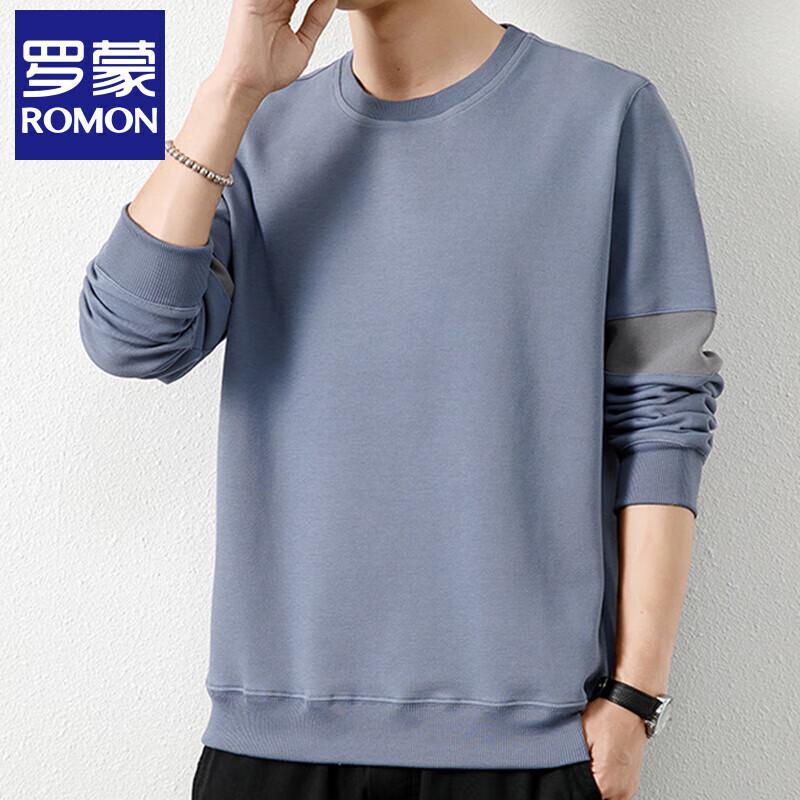 

Romman Men s Trendy Loose Fit Crewneck Top 3XL