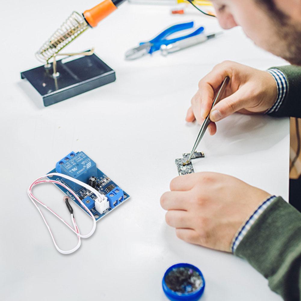 XH-M131 5V 12V 24V Light Control Switch Detection Sensor Automatic Light Control Switch Photo Resistor Relay Light Detection