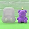 Large Sitting Bear Silicone Candle Mold 3D Cartoon Bear Resin Crafts Gypsum Soap Mold DIY Handmade Home Decoration Party Gifts