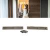 50 Pcs Door Hinge 58x19mm Vintage   Hvy Duty Iron Folding Butt Hinge for Sewing NaMachine Table Cabinet