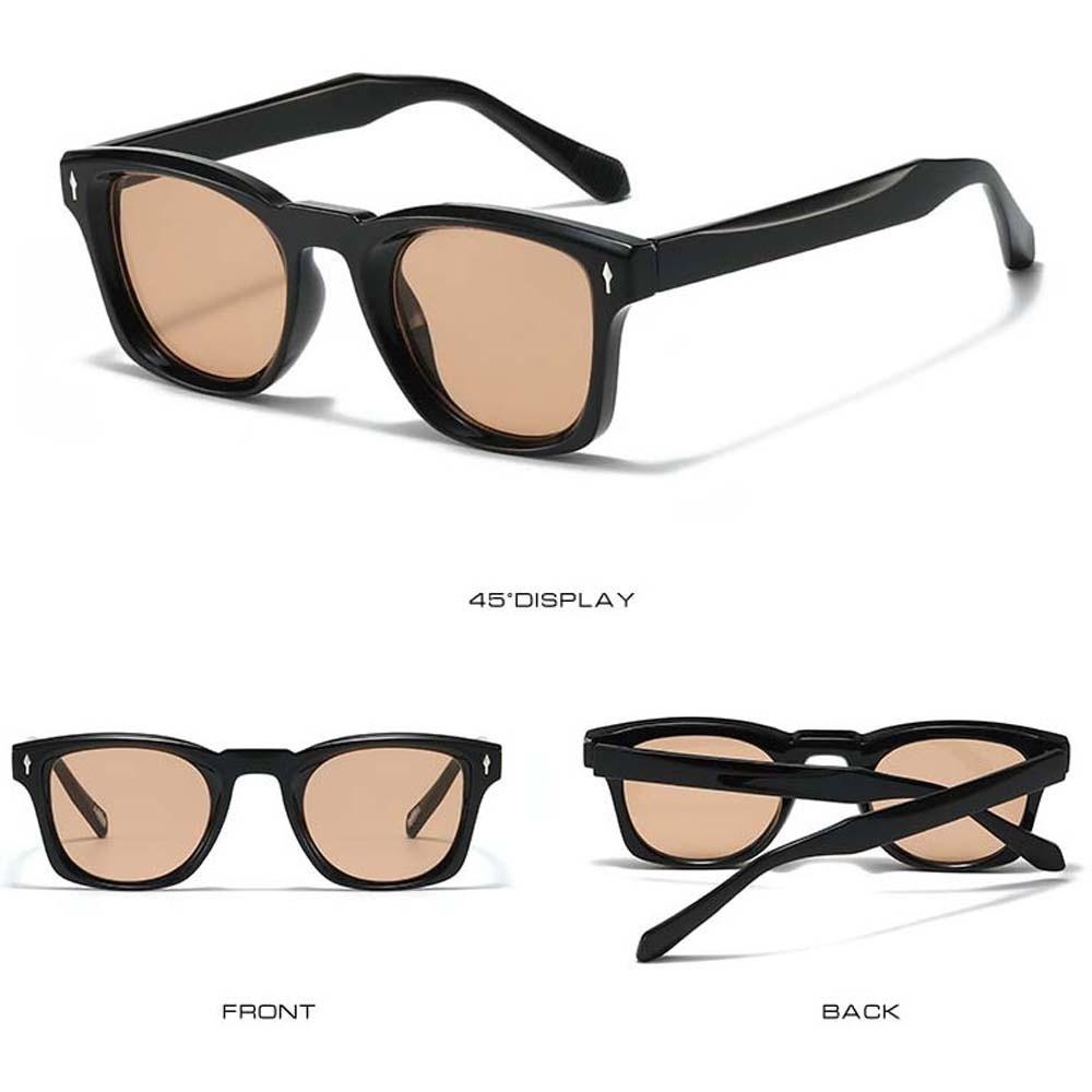Lightweight Jelly Retro Sunnies Zinc Zinc Alloy Women Anti-UV Glasses New Men Polarized Sunglasses  Gift