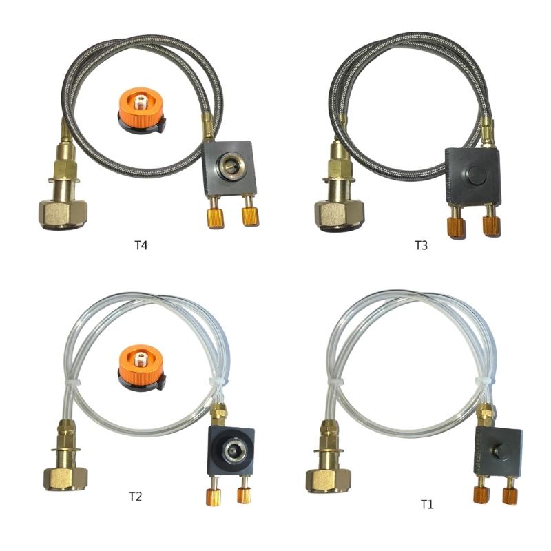 Langlebigkeit Gasanschlüsse Universeller Gasadapter Campingkocher Kartuschenkonverter für sicheres und bequemes Kochen im Freien