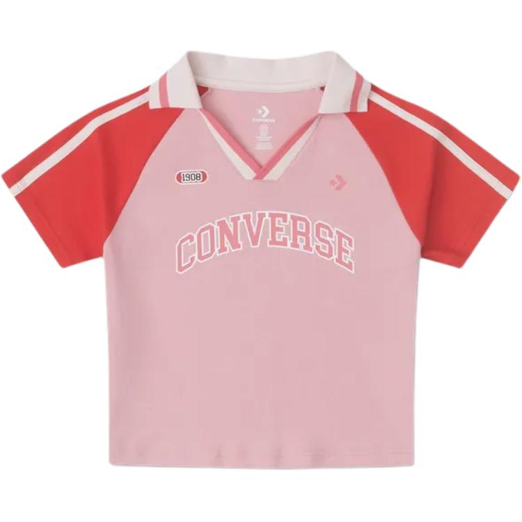 Converse Polo Shirt Women s Pink 10027656-A02 M