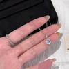 "Mermaid Tears" Aquamarine Teardrop Choker Necklace - Elegant Women's Light Luxury Clavicle Chain
