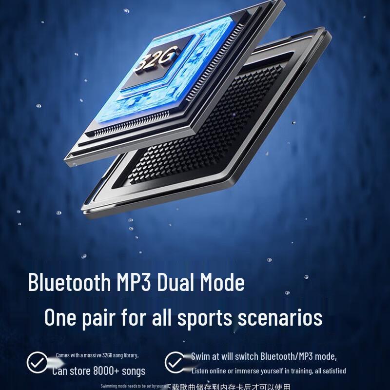 SANAG B33S Bone Conduction Sports Headphones with 32GB MP3