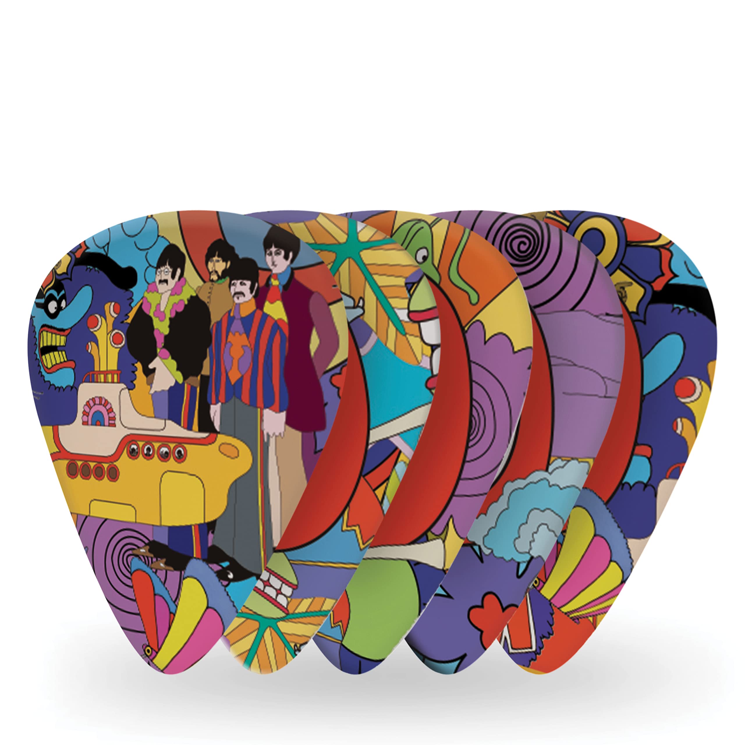 

Медиатор Yellow Submarine 50th Anniversary, средний, дизайн Beatles, D Addario 1CWH4-10B7, 10 шт. в упаковке [ ]