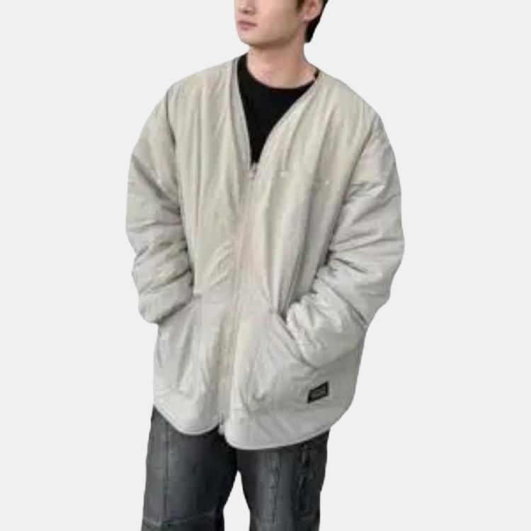 Levis Locker Faux Shearling Wendbare Langarmjacke Herrenjacken Hellgrau 002PX-0000