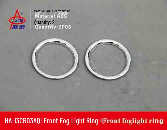 Otai Fog Light Ring Trim for Honda Lingpai - Front Fog Light Frame Eyebrow Decorative Strip