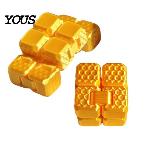 Student Party Favors 3D Printed Infinity Cube Fidget Toy, Articulated Folding Desk Toy for Adults, Sensory Toys Pocket-Sized Stress Relief Focus,