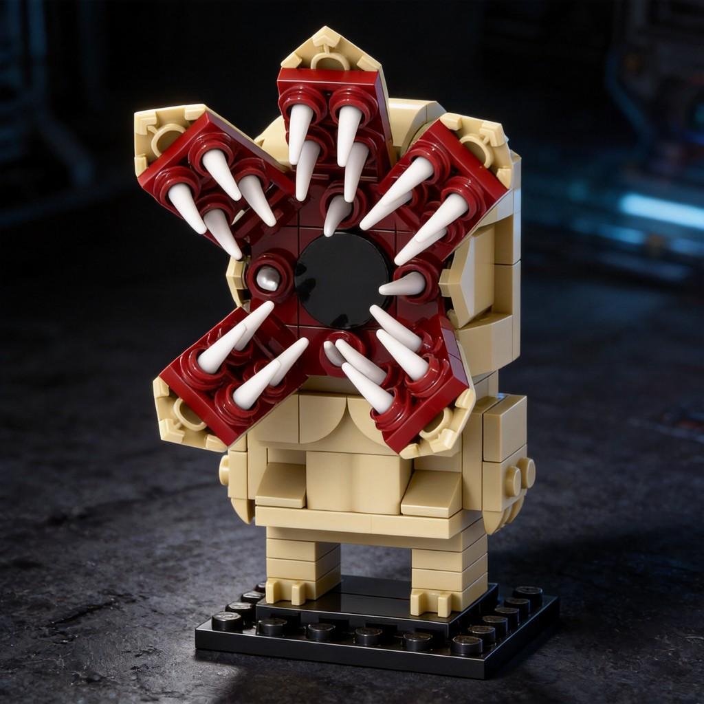 Bloques de Rompecabezas 3D del Demogorgon de Stranger Things con Diseño Personalizable para Niños y Adolescentes