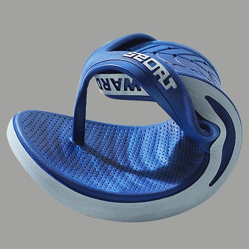 Sommer Herren Hausschuhe rutschfeste Outdoor Strandschuhe Herren Flip Flops Sandalen PVC Material Bequeme weiche Hausschuhe Hausschuhe