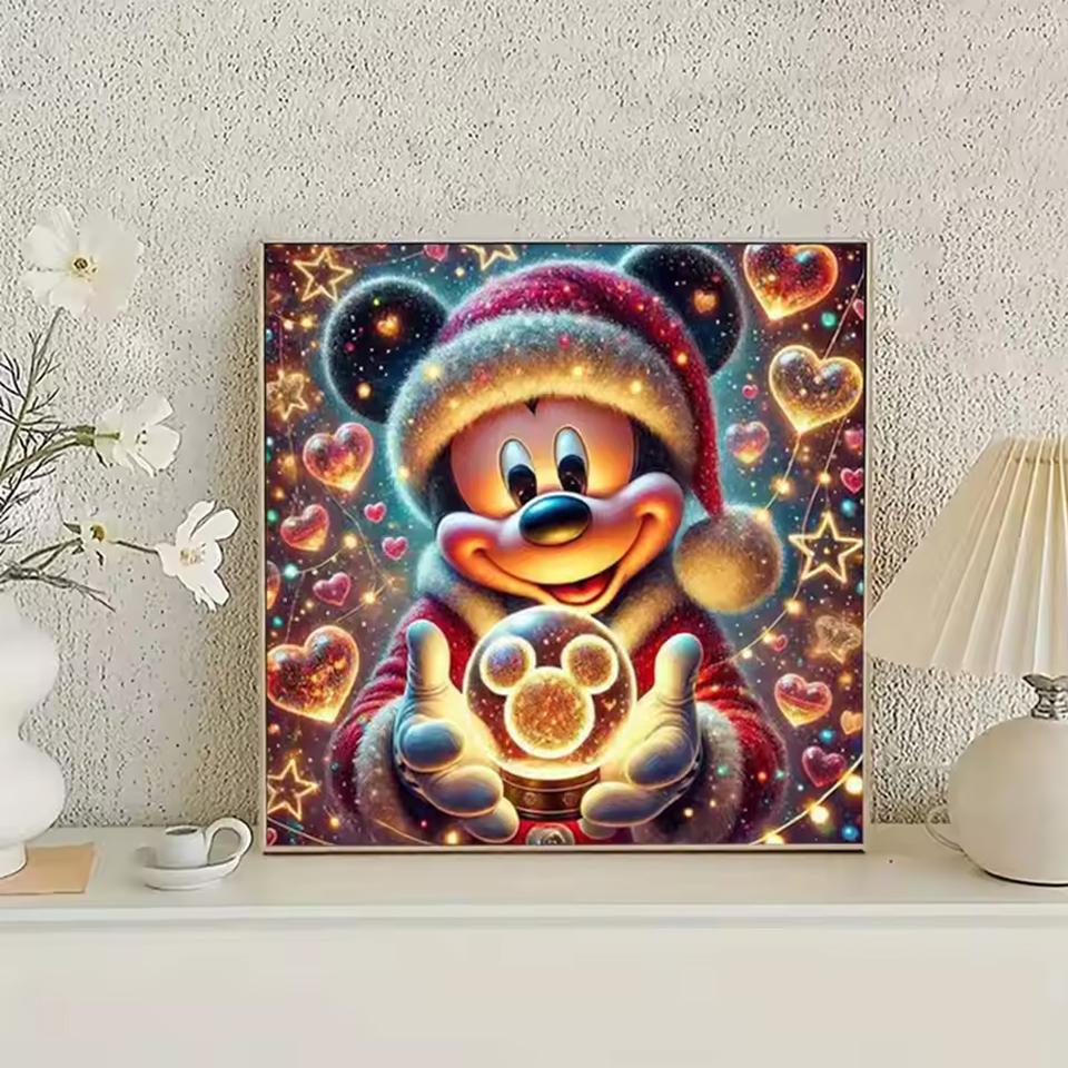 Disney Malowanie diamentami Myszka Miki Zwierzęta DIY Akrylowe Materiały Rękodzielnicze Diamentowa Mozaika Kreskówka Haft Krzyżykowy Dekoracja Ścienna