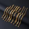 Stainless Steel Bracelet Women's Jewelry Plated with 18K Gold Non-fading Washable Men's Titanium Steel Bracelet