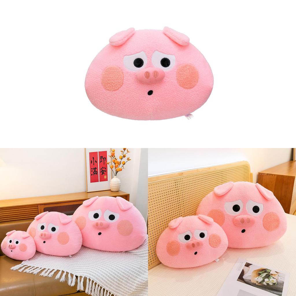 Süßes Schwein Plüschkissen mit superweichem Kurzplüsch für Mädchen, Heimdekoration und Geschenk