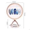 w/ Diamond Base Makeup Board Color Mixing Plate for of Nail , Pigments, Eye Shadows,