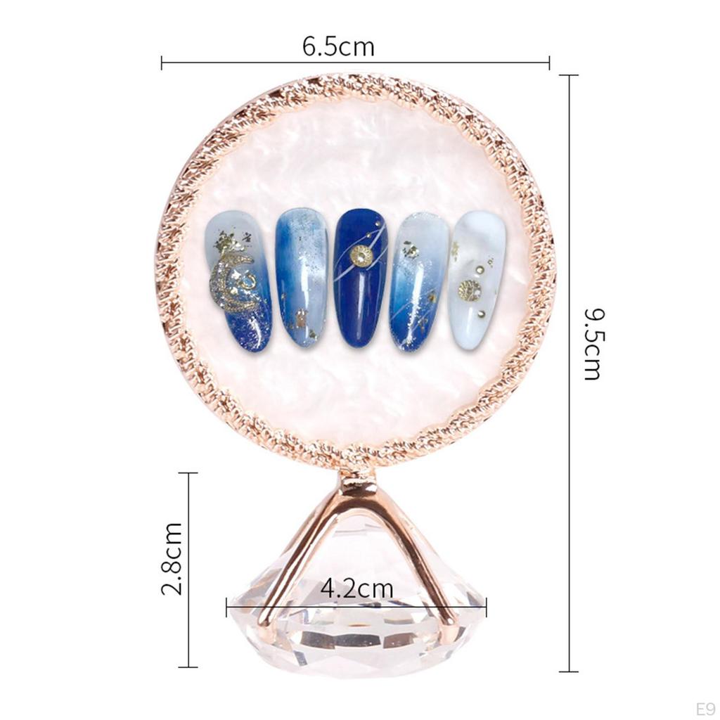 w/ Diamond Base Makeup Board Color Mixing Plate for of Nail , Pigments, Eye Shadows,