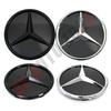GCTO3 Front Grill Chrome Star Emblem Black Badge Front Grille Chrome Emblem Fit For Mercedes Benz V-Class W447 2021-2023