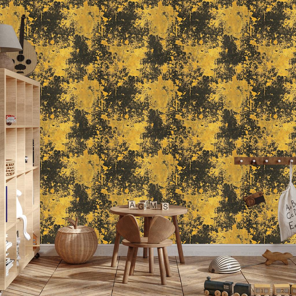 Aged Gold Wallpaper Gold, Ochre and Brown for Living Room and Bedroom 50x1000