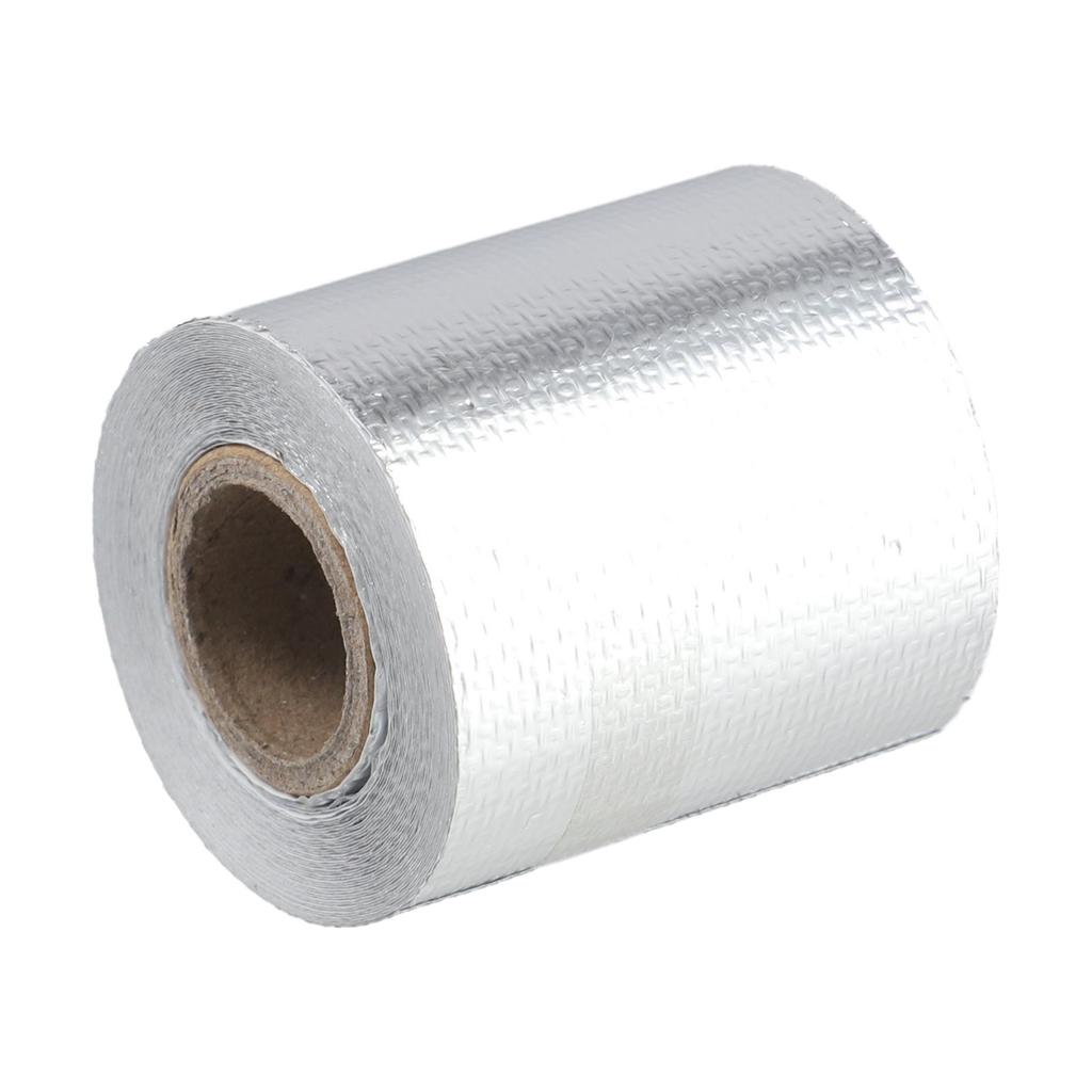 Taśma aluminiowa 5m Taśma izolacyjna termiczna wysokotemperaturowa Taśma osłonowa Taśma owijana Bandaż Taśma osłonowa termiczna do owijania kolektora wydechowego samochodu
