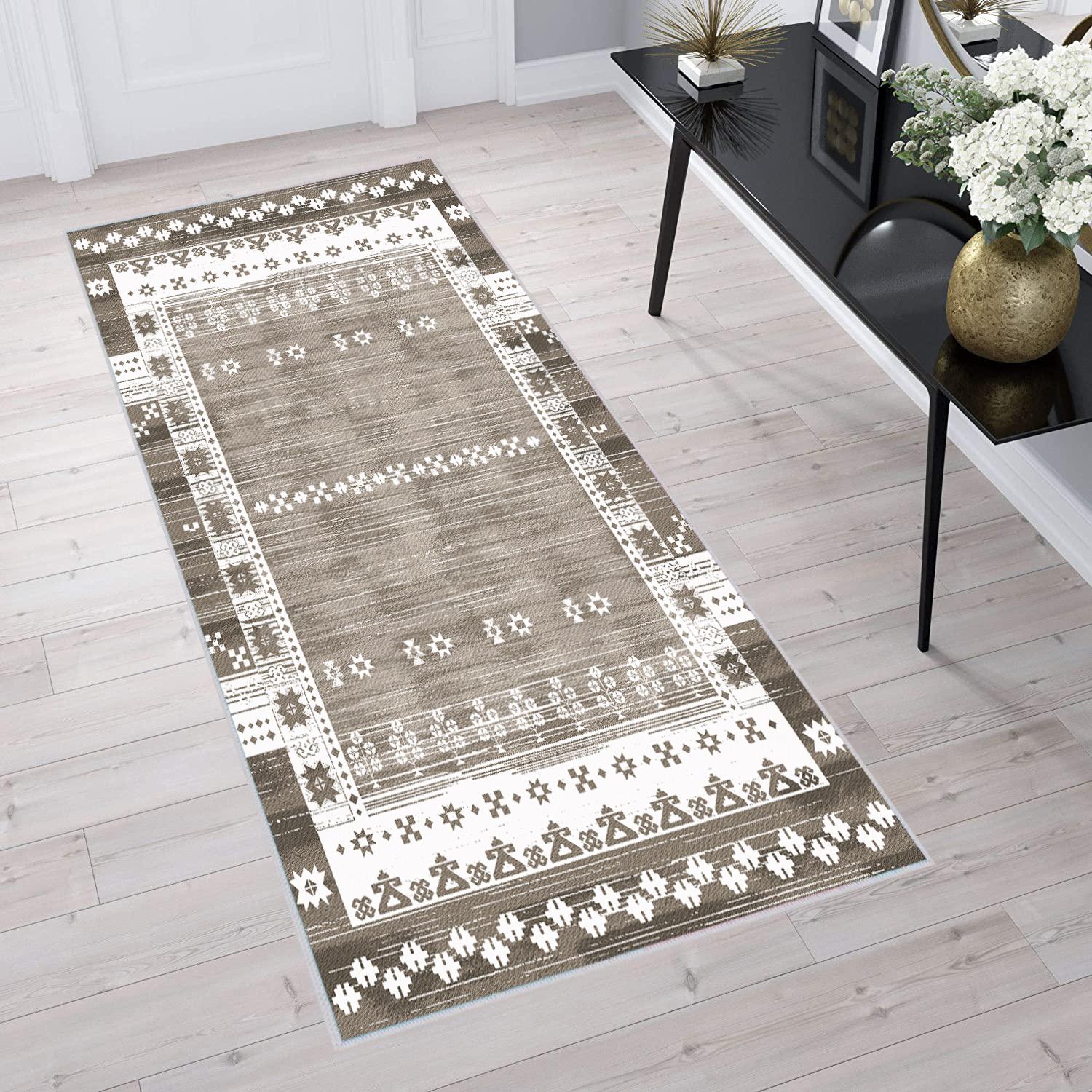 

Rovigo Home Моющийся ковер с принтом RVGHOME1600 50X80 коричневый