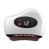 Smart Jade Facial Guasha Tool: Wireless Vibration & Heat Meridian Massager.
