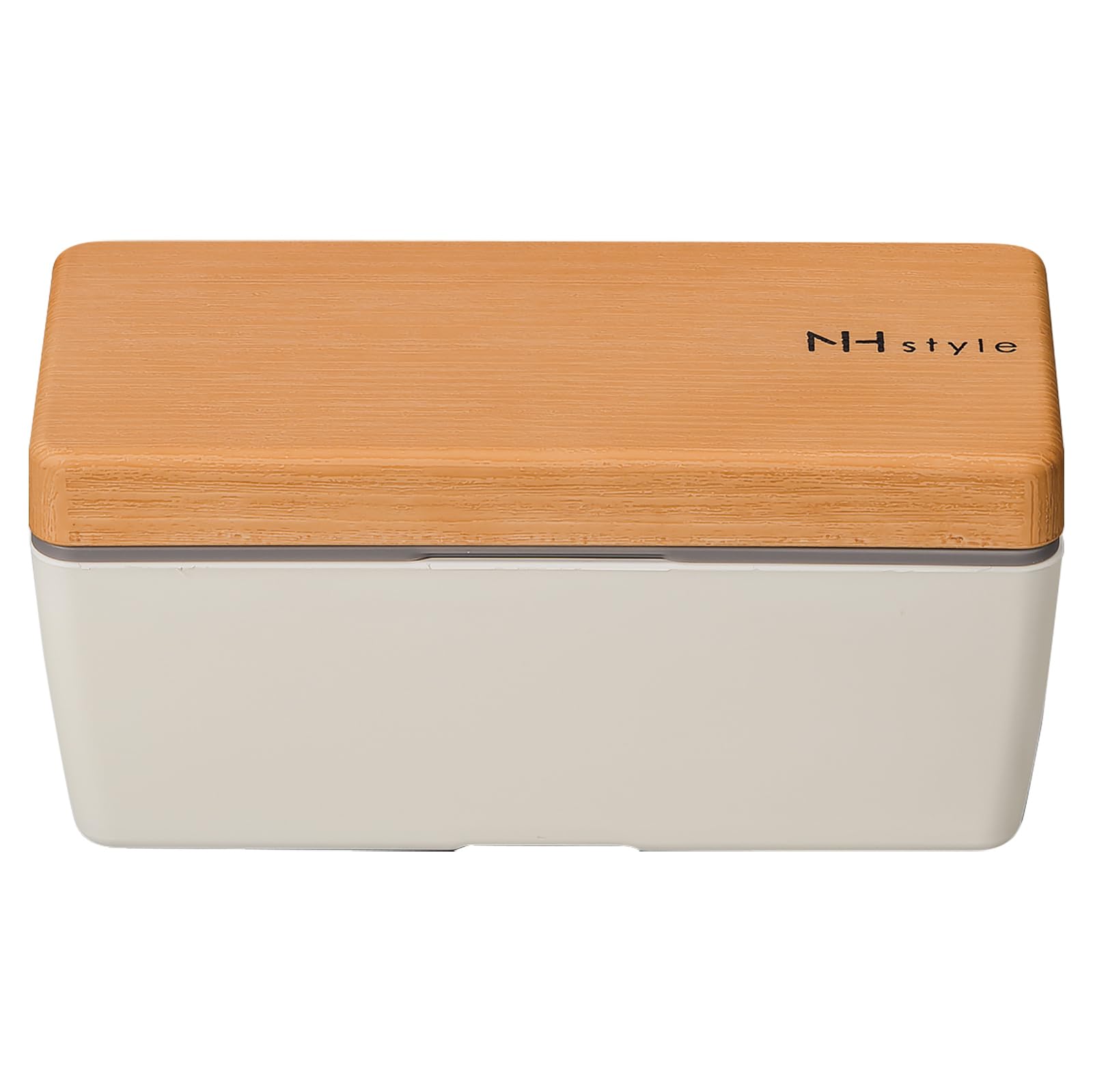 

Masakazu NH Style Wood Grain BC Lunch 27309 Box, Ivory, Small, слоновая кость