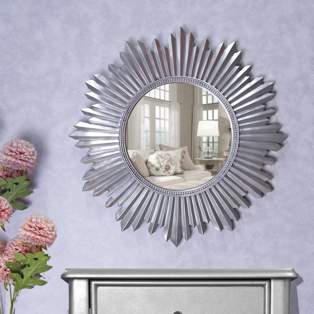 Armanda Wall Mirror in Silver Color