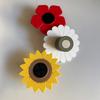3Pcs Magnetic Towel Hooks Space Saving Simple Installation Creative 3D Petal Shaped