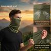 Summer Ice Silk Beanie for Men, Outdoor Cycling Sun Protection Face Mask, Breathable Ear-type Neck Cover, Fishing UV Protection Face Towel