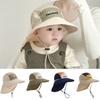 Wide Brim Outdoor Sports Hat Quick Dry Sun Protected Cap New Fishing Bucket Hat  for Boys Girls