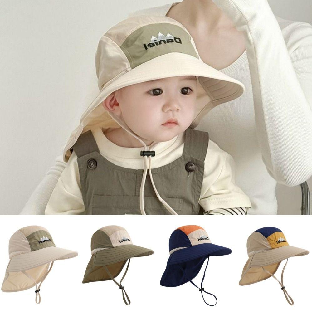 Wide Brim Outdoor Sports Hat Quick Dry Fishing Bucket Hat New Jungle Hiking Cap for Boys Girls