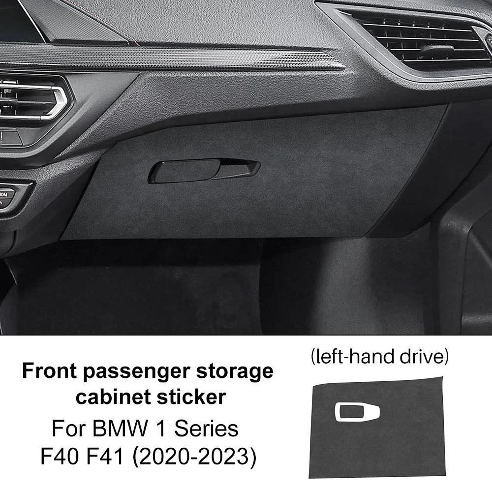 

Car Passenger Storage for BMW F40 F41 1 Series Co Pilot Storage Glove Box Sticker PU Leather 2pcs LHD RHD for F41 2020-23