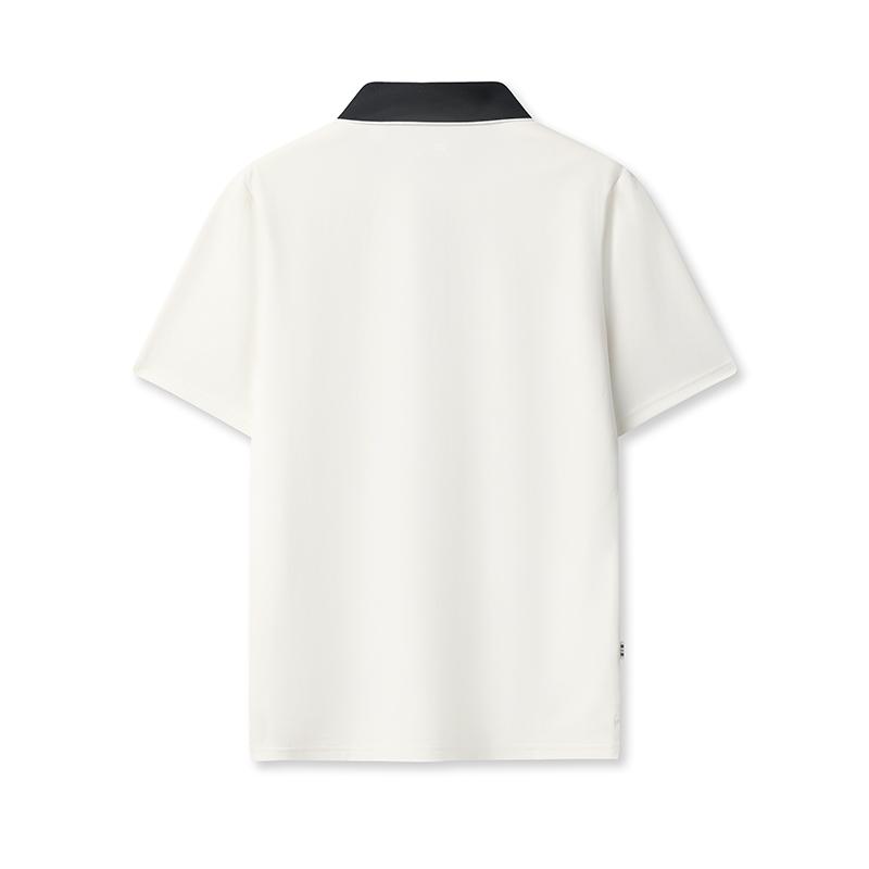 New FILA HERITAGE Polo Shirt Men's Cloud White F11M548102FWT