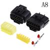 1 Set 1/2/3/4/6/8/10/12 Pin Way Waterproof Wire Connector Plug Car Connectors
