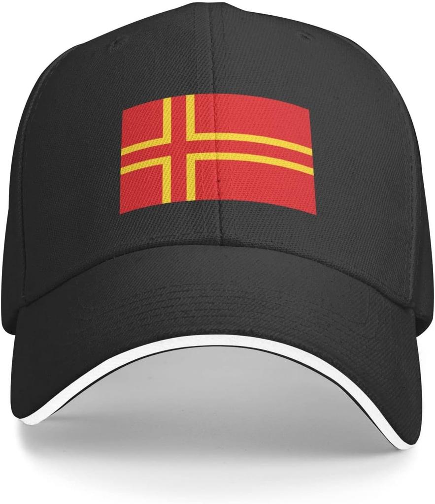 Flag of Normandy French Region Print Baseball Cap Polyester Adjustable Outdoor Dad Hat for Men Women