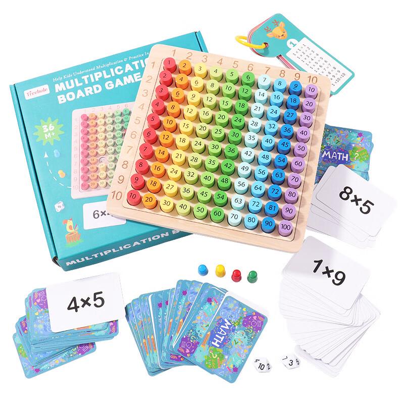 Wooden 3-in-1 Math Learning Board