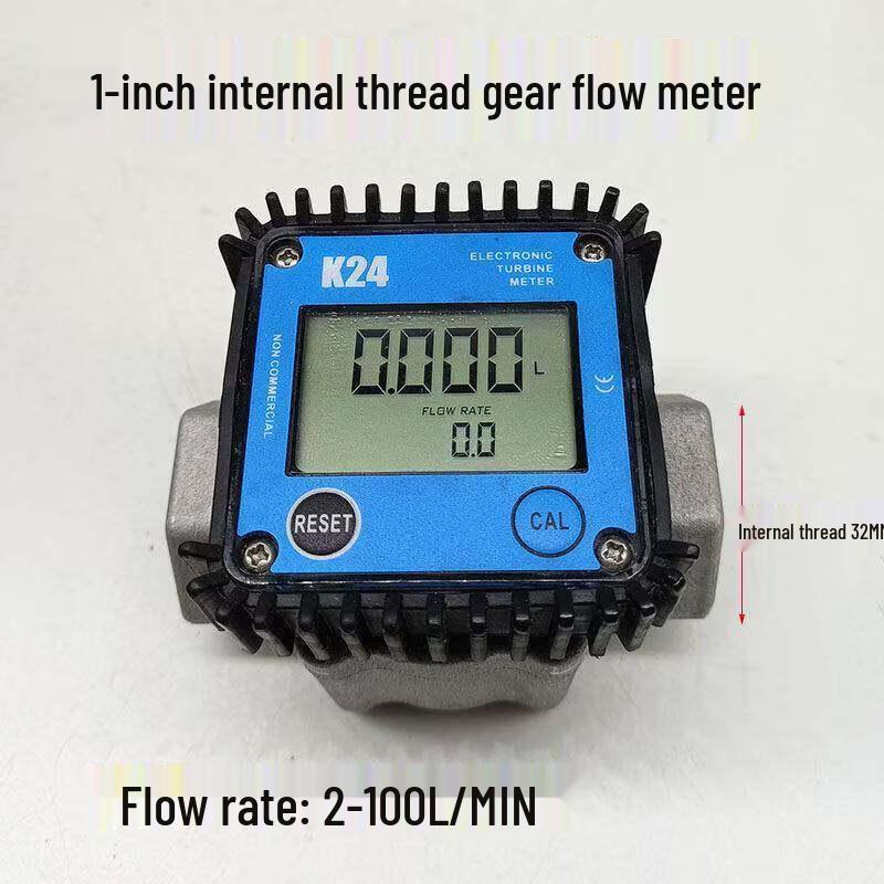 Aokewen 12mm Micro Turbine Flow Meter Gear Counter
